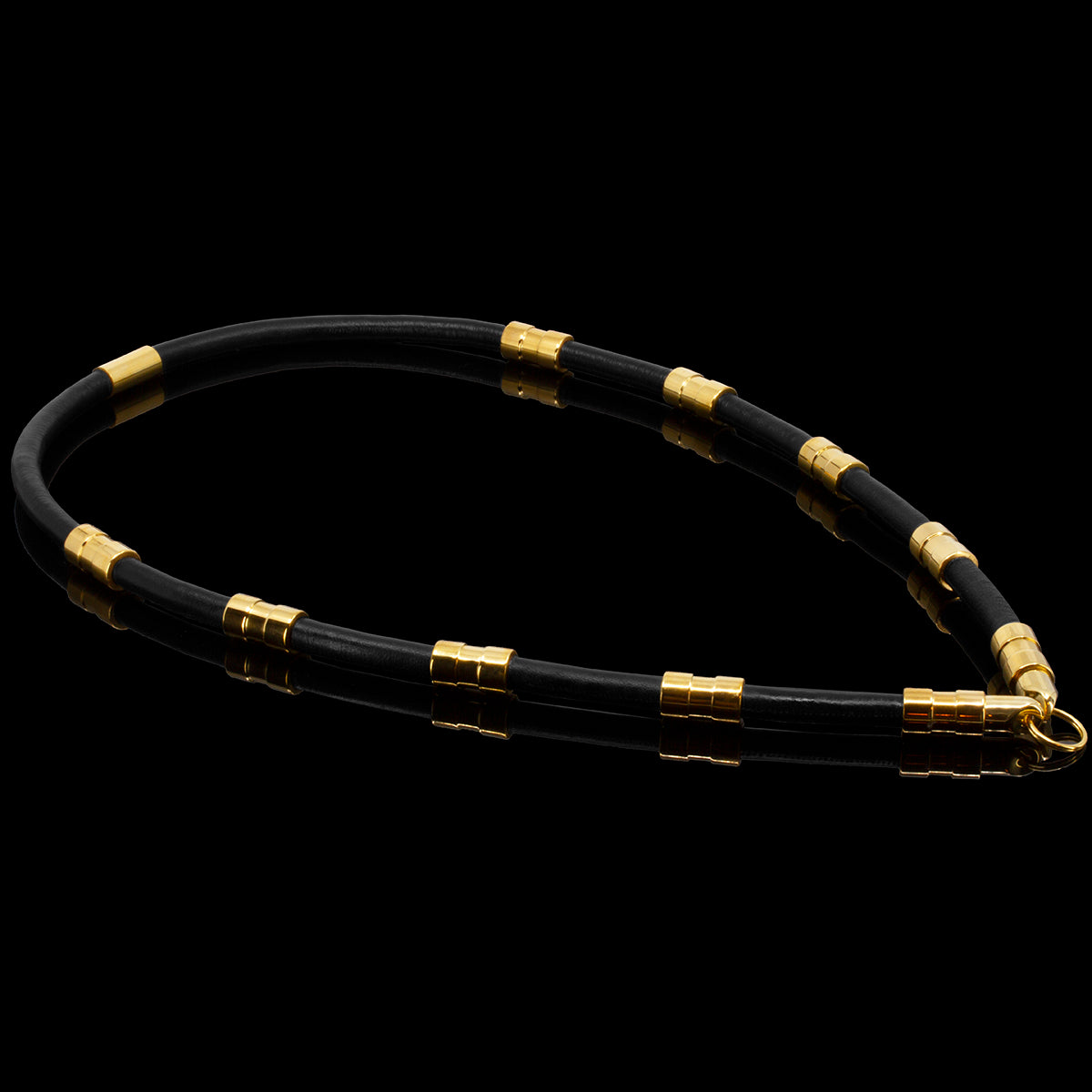 HALSKÆDE LÆDER 8MM