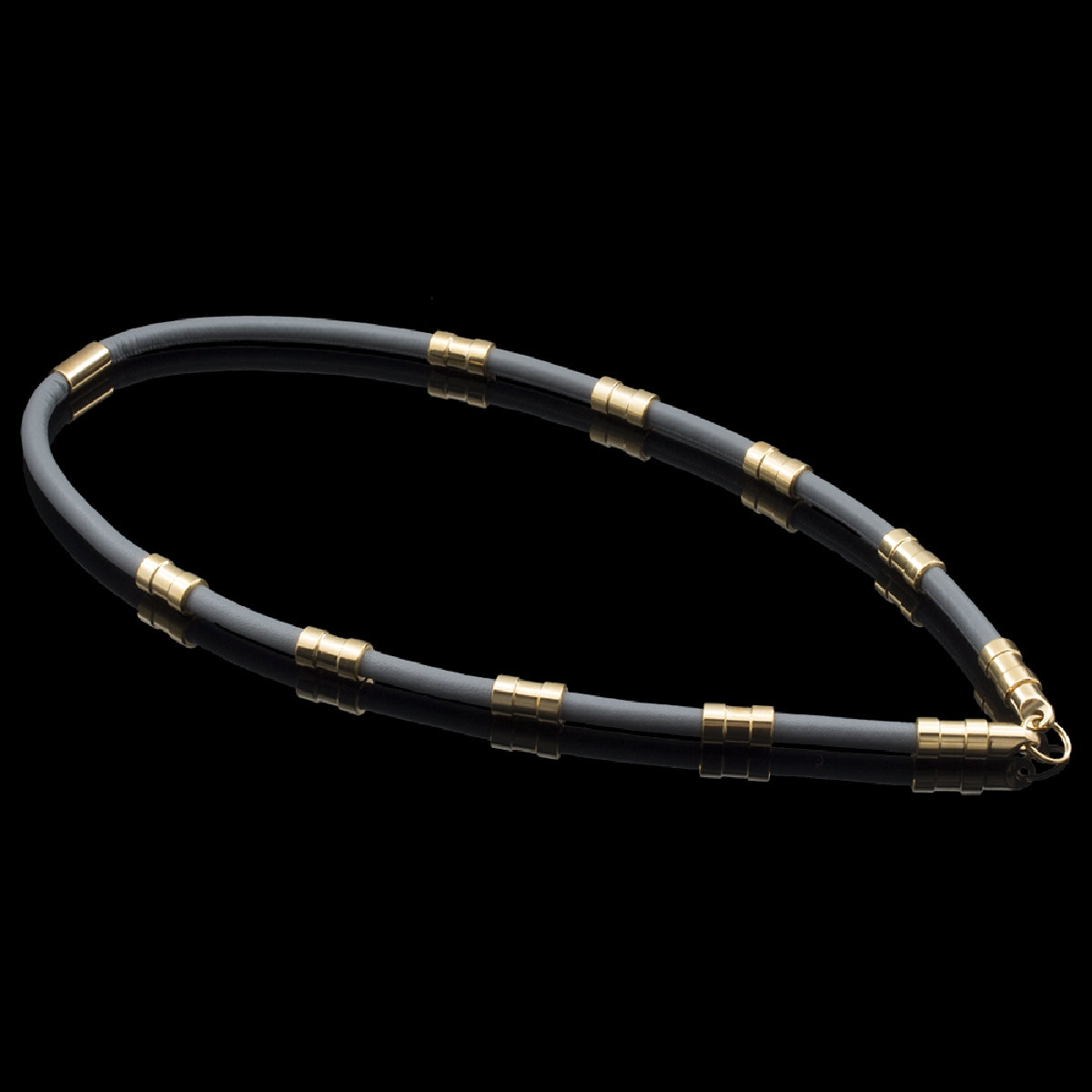 HALSKÆDE LÆDER 8MM