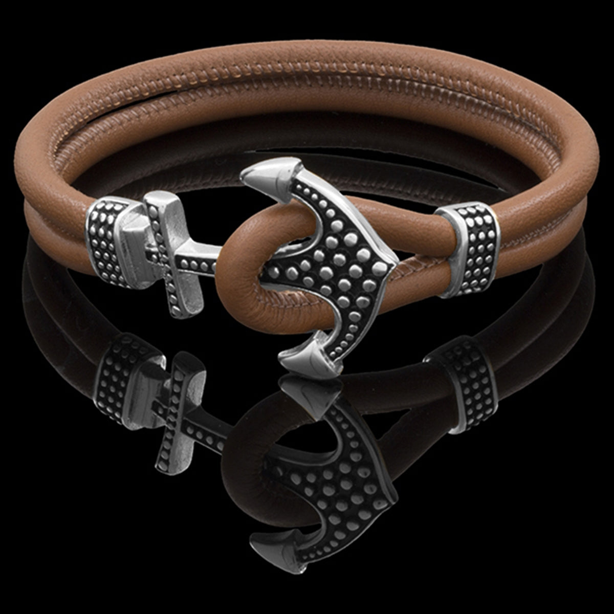 ARMBÅND LÆDER ANKER