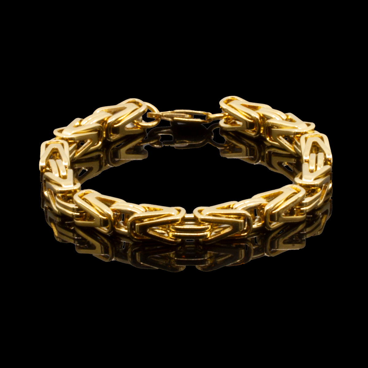 ARMBÅND PREMIUM KONGEKÆDE BYZANTINE 8MM