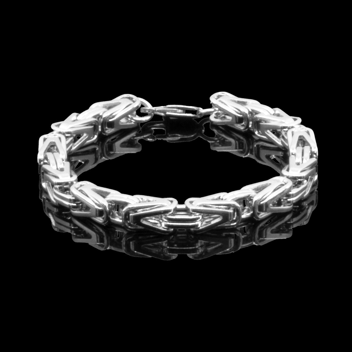 ARMBÅND PREMIUM KONGEKÆDE BYZANTINE 8MM