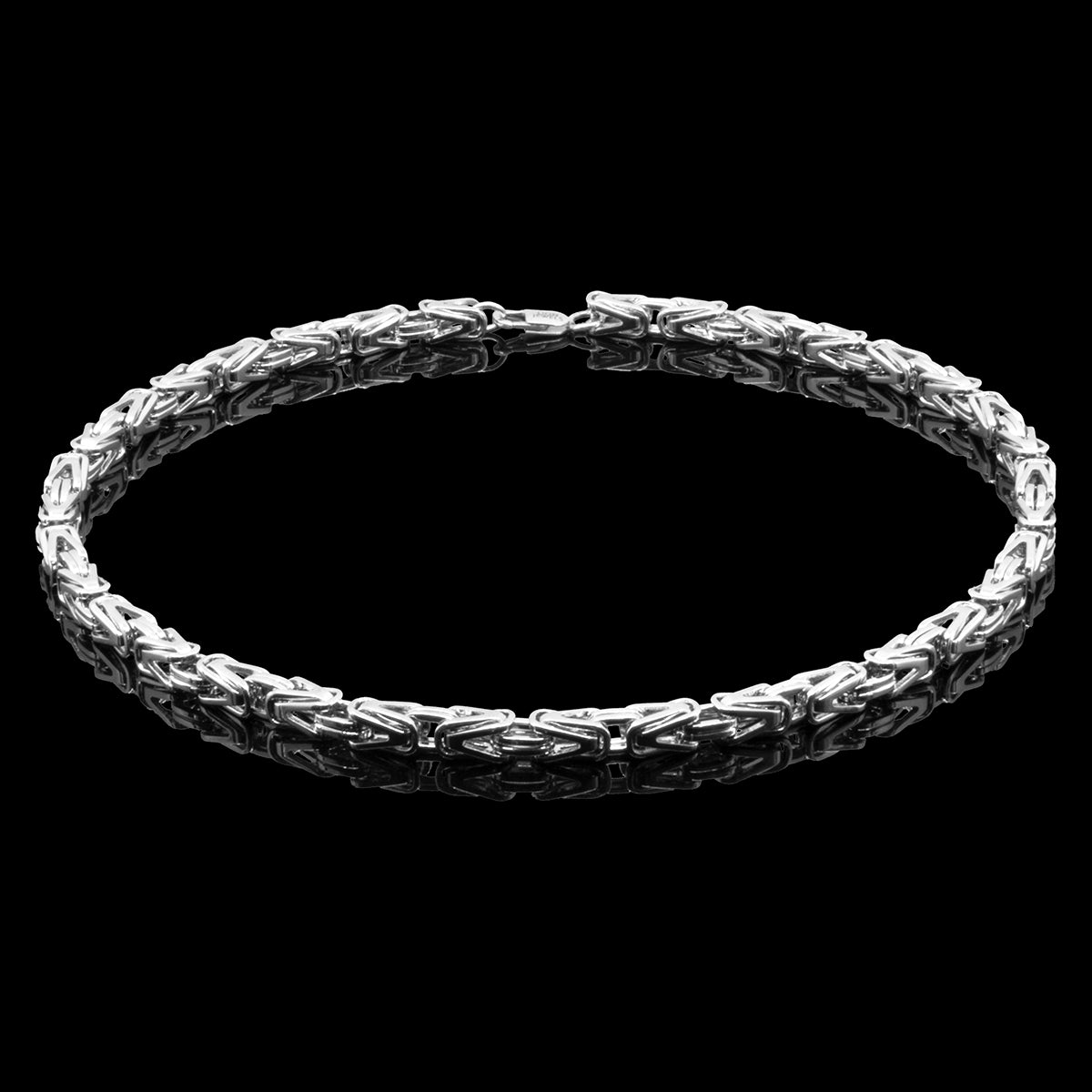 HALSKÆDE PREMIUM KONGEKÆDE BYZANTINE 8MM VALGFRI 45-90CM