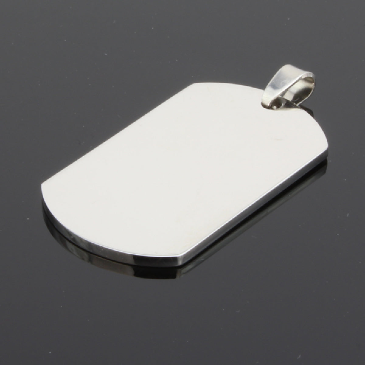 LJ VEDHÆNG DOGTAG FORSØLVET INCL GRAVERING LOGO TEKST