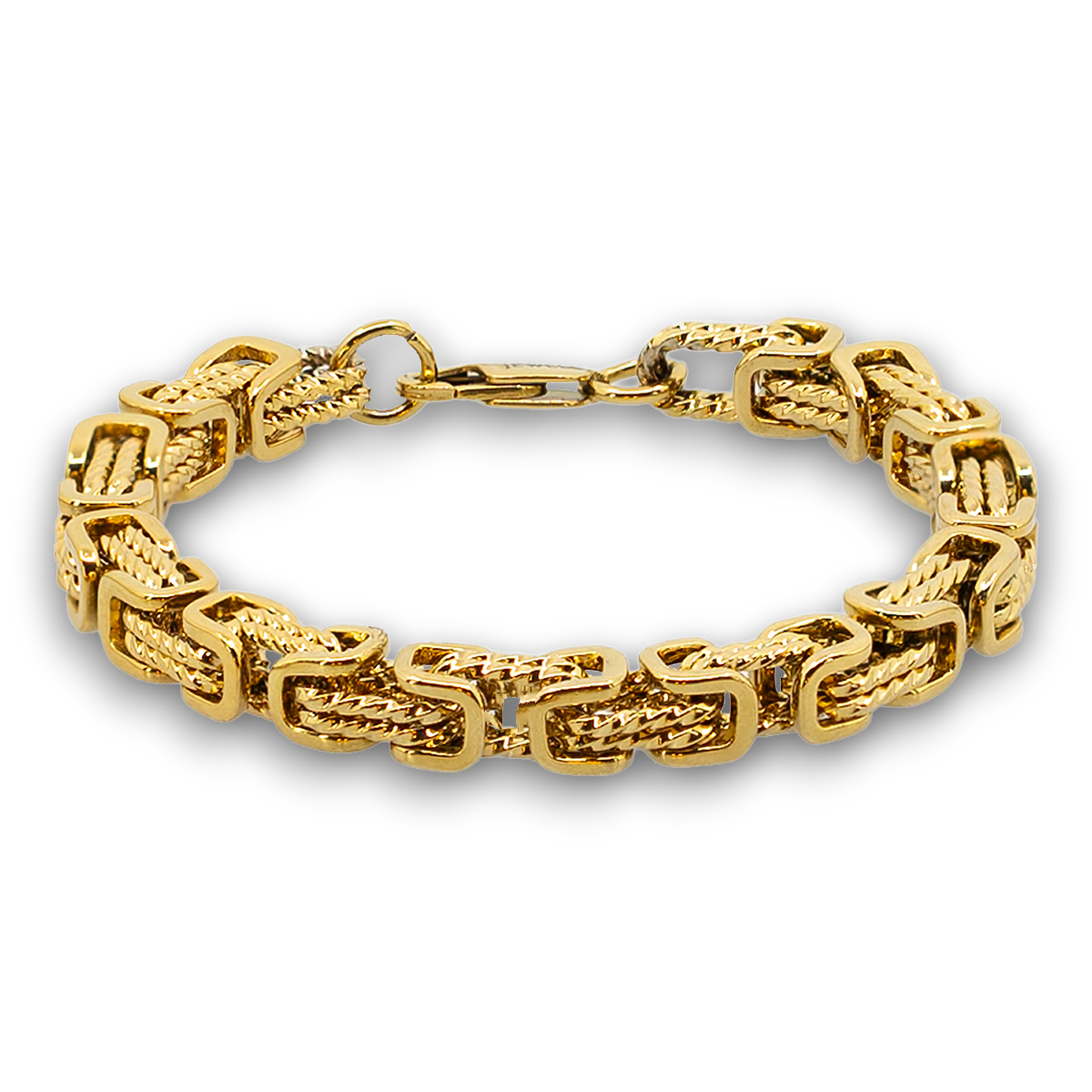 ARMBÅND TWIST KONGEKÆDE BYZANTINE 8MM