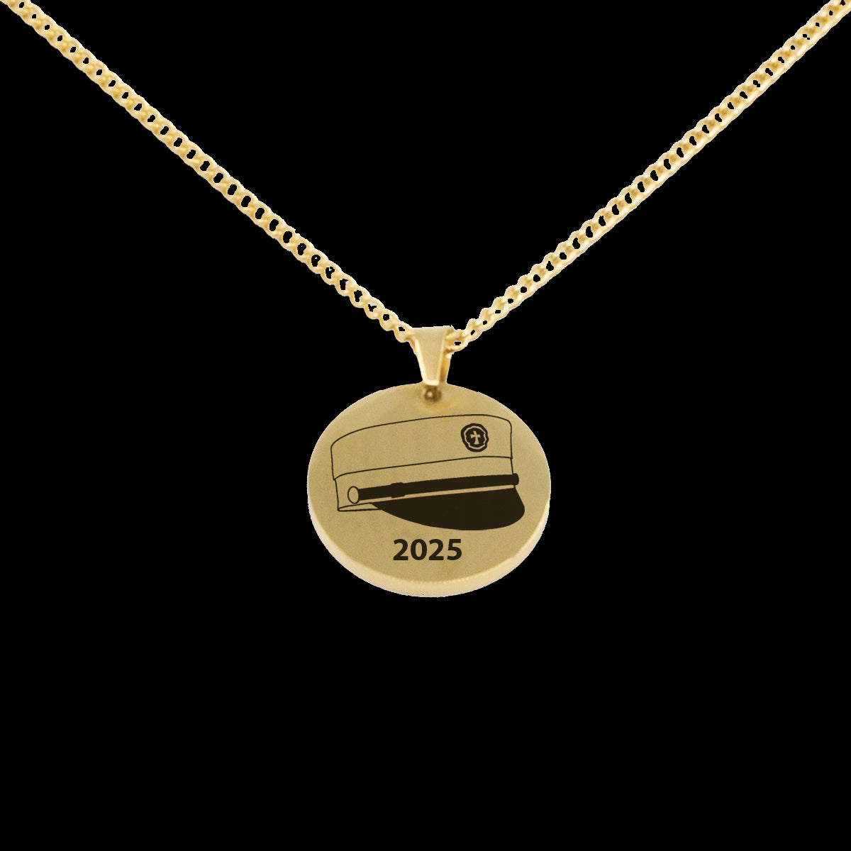 LJ VEDHÆNG DOGTAG FORGYLDT INCL GRAVERING AF HUE OG 2025