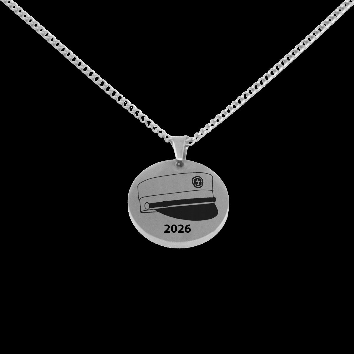 LJ VEDHÆNG DOGTAG STÅL INCL GRAVERING AF HUE OG 2026