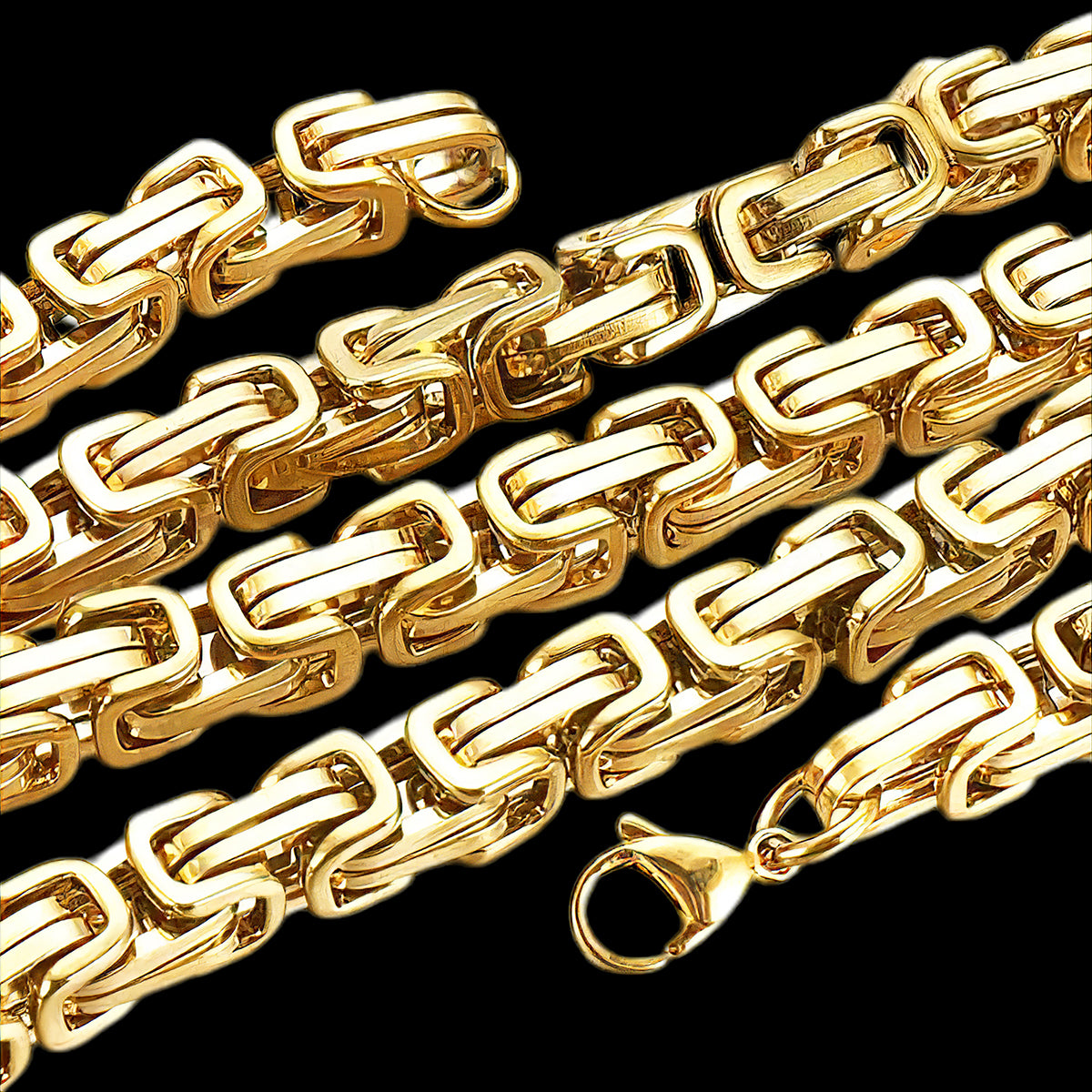 HALSKÆDE KONGEKÆDE BYZANTINE 8MM