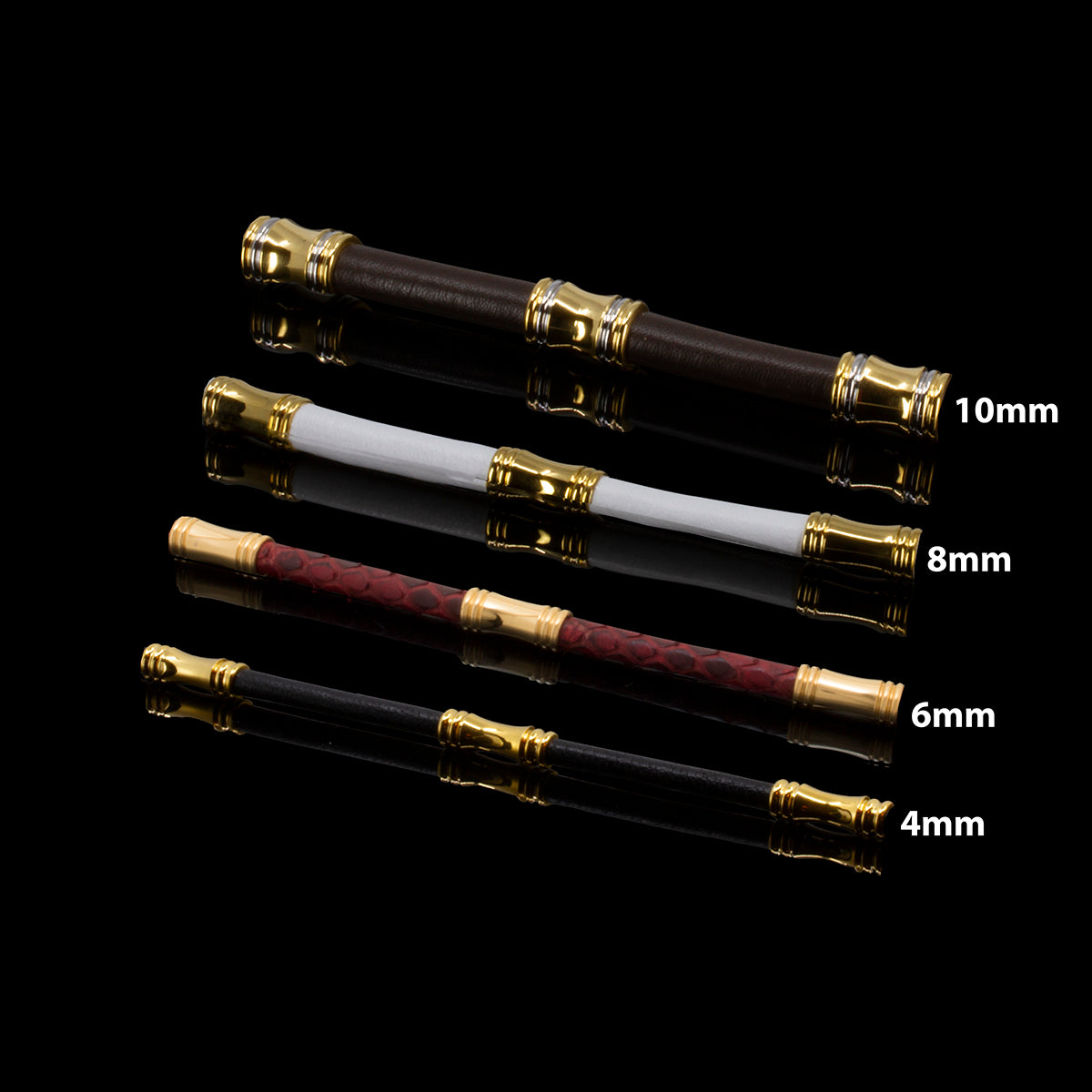 HALSKÆDE LÆDER 4MM