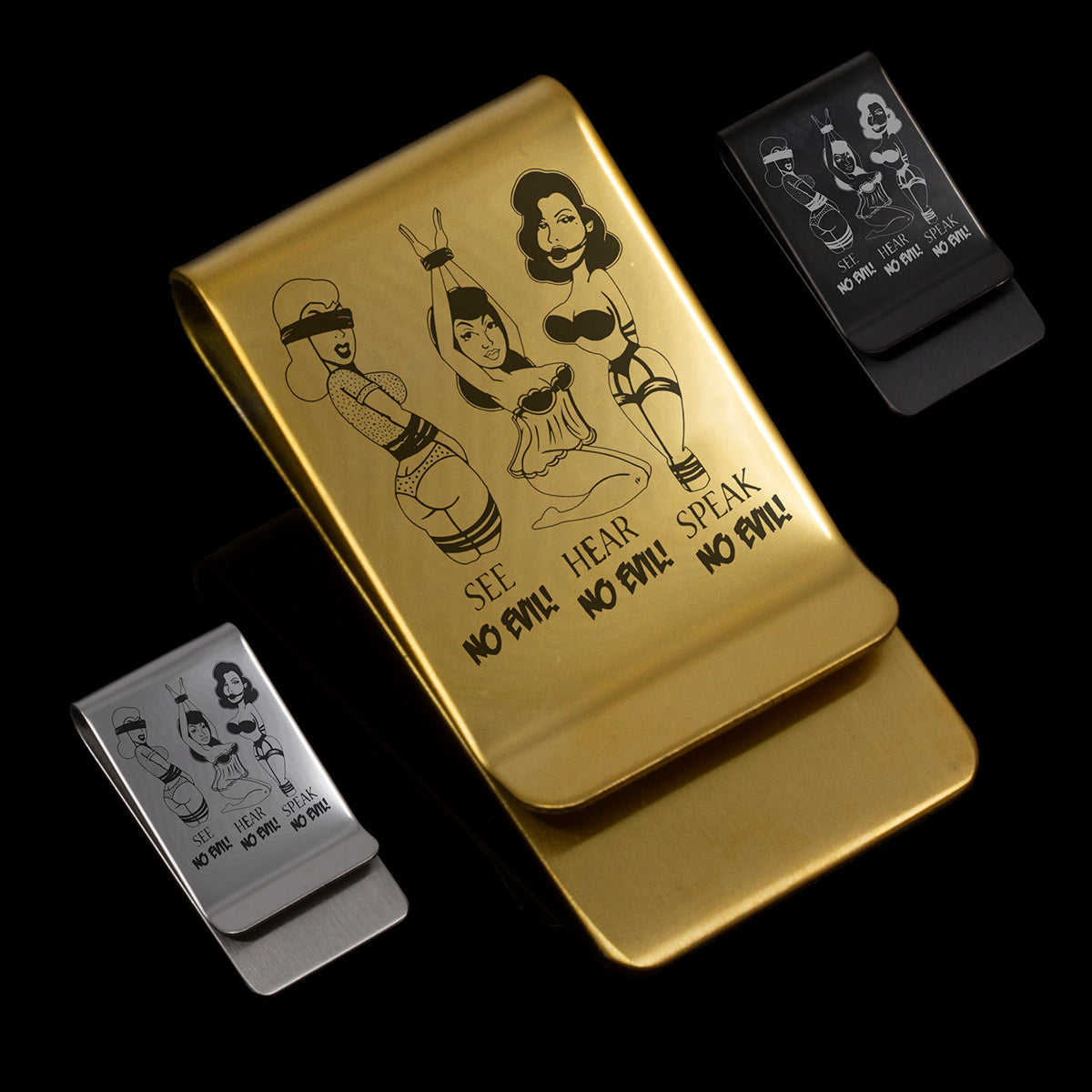 LJ PENGECLIPS PIN-UP NO EVIL