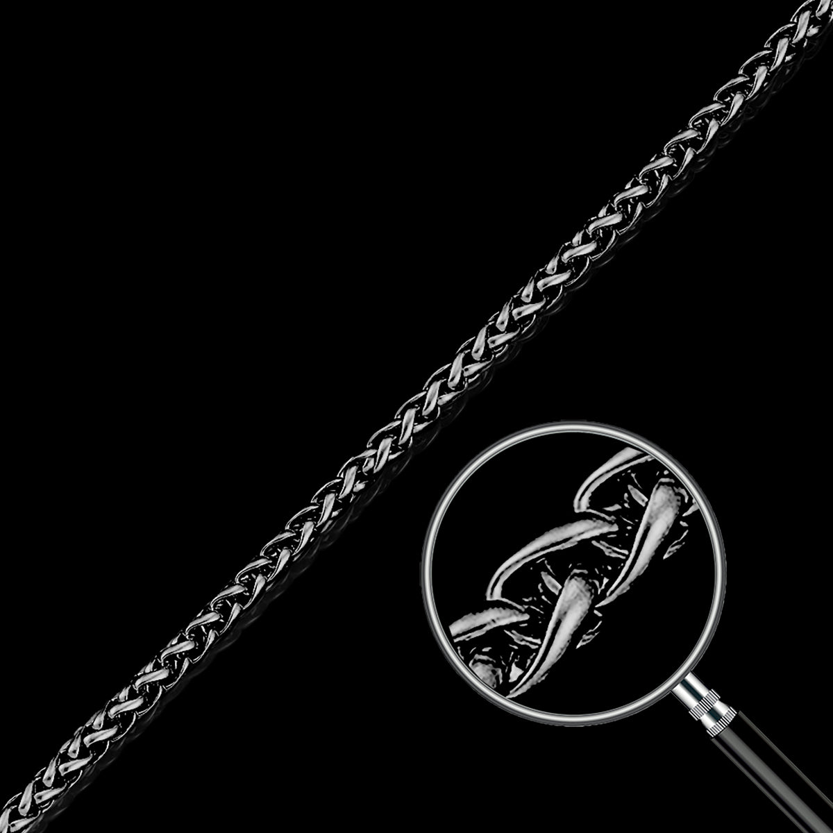 ARMBÅND KÆDE 4MM WHEAT