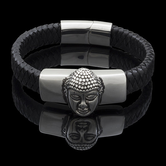 ARMBAND LÄDER BUDDHA