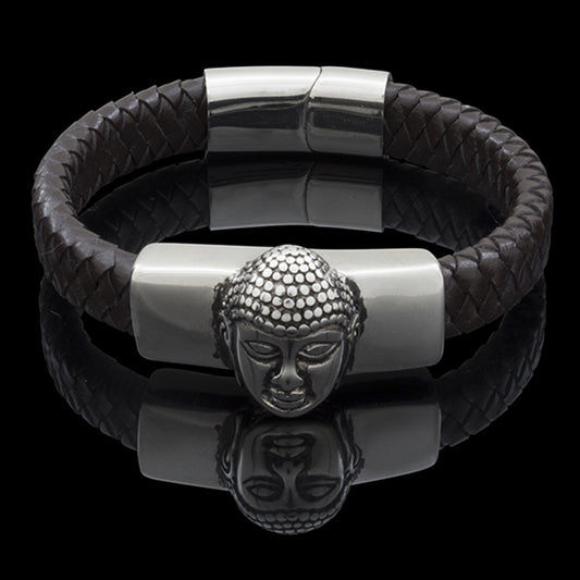 ARMBAND LÄDER BUDDHA