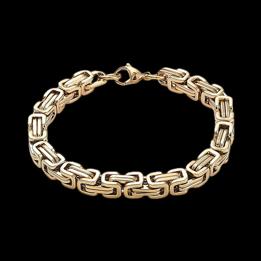 ARMBÅND KONGEKÆDE BYZANTINE 8MM