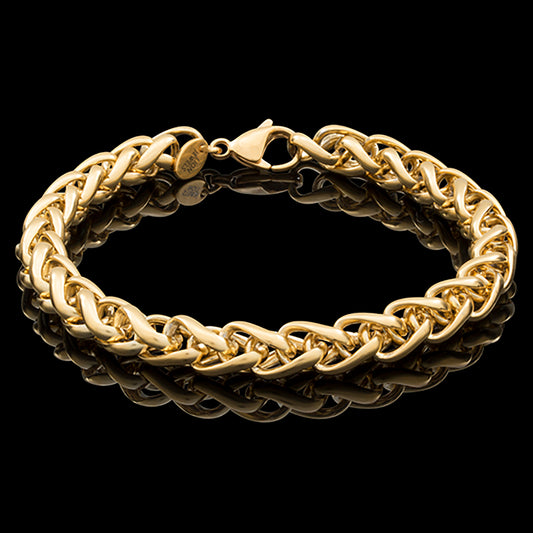 ARMBÅND KÆDE 8MM WHEAT