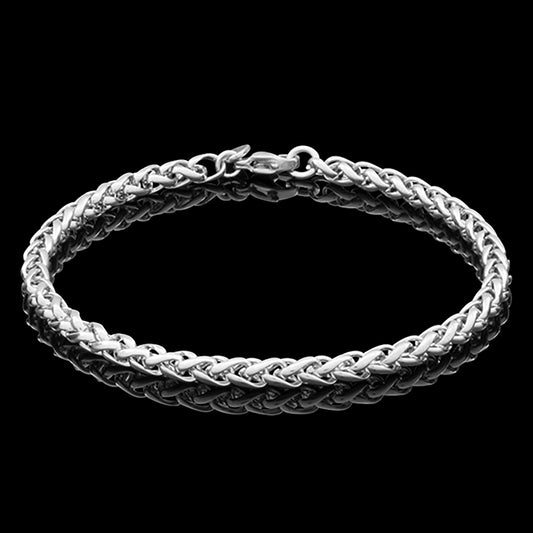 BRACELET CHAÎNE 4MM BLÉ