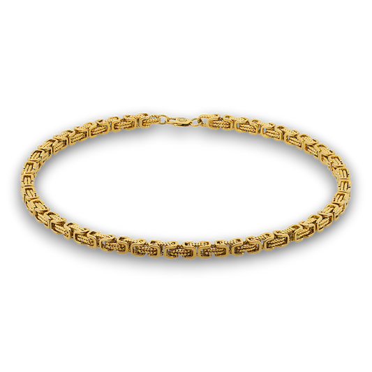 HALSKÆDE TWIST KONGEKÆDE BYZANTINE 8MM VALGFRI 45-90CM