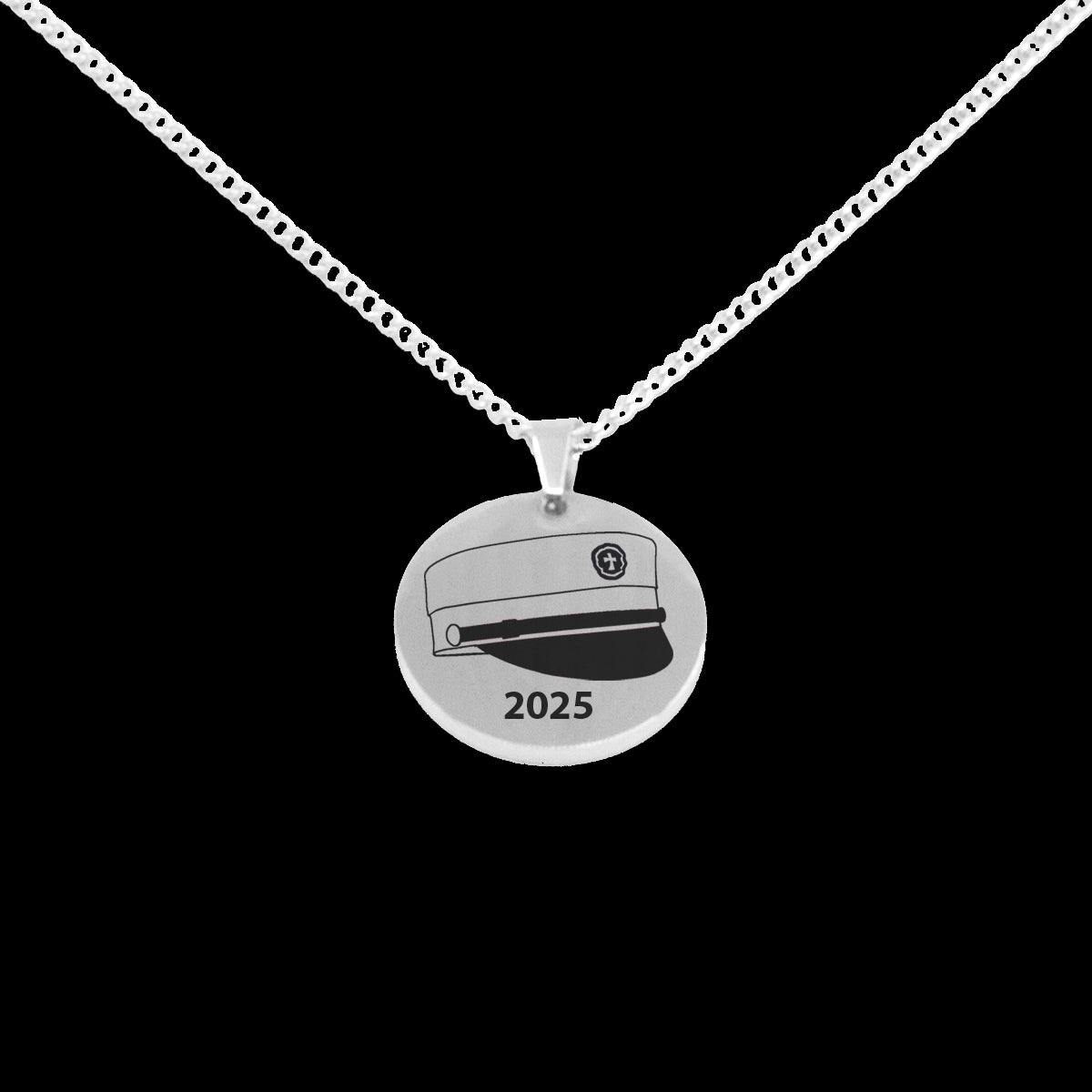 LJ VEDHÆNG DOGTAG STÅL INCL GRAVERING AF HUE OG 2025